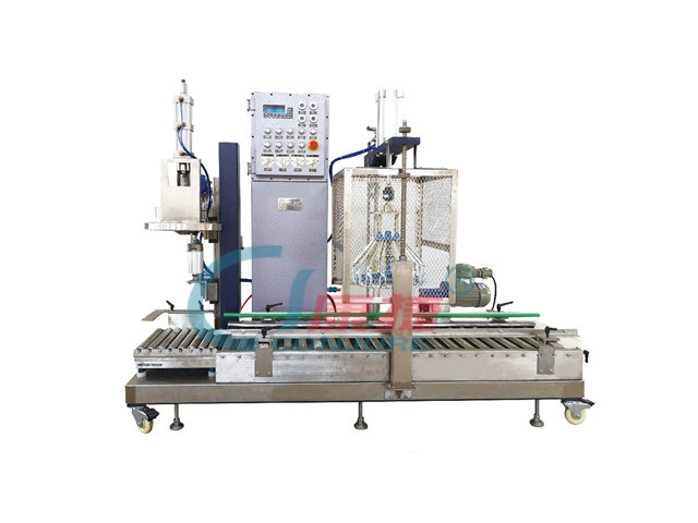 GCJ01-50-I/IIBZP稱(chēng)重式半自動(dòng)液體灌裝機(jī)